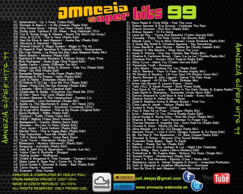 Постер VA - Amnezia Super Hits 99 VA - Amnezia Super Hits 99
