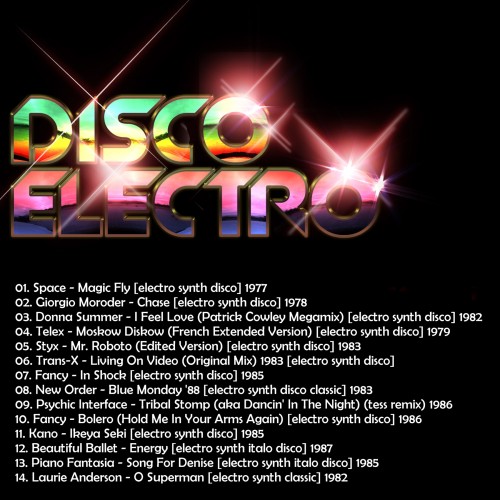 Ïîñòåð VA - Disco Electro - Synth Disco Classics 70's 80's CD 1 - 20 VA - Disco Electro - Synth Disco Classics 70's 80's CD 1 - 20