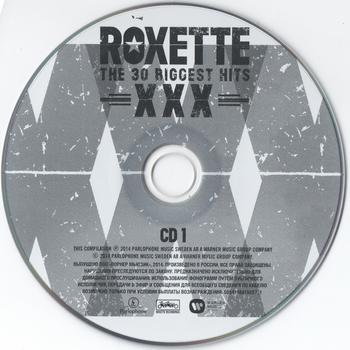 Постер Roxette - XXX - The 30 Biggest Hits Roxette - XXX - The 30 Biggest Hits