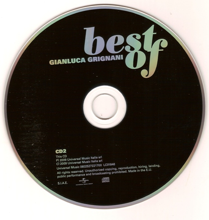 Постер Gianluca Grignani - The Best Of Gianluca Grignani - The Best Of