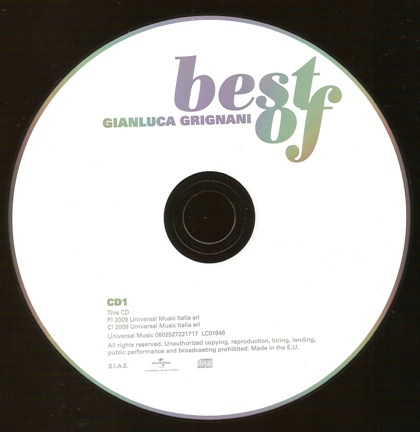 Постер Gianluca Grignani - The Best Of Gianluca Grignani - The Best Of