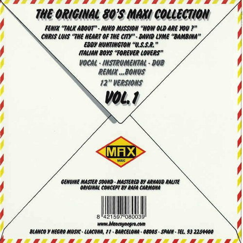 Постер VA - I Love Max Music: The Original 80's Maxi Collection Vol.1 VA - I Love Max Music: The Original 80's Maxi Collection Vol.1