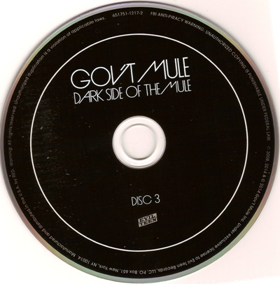 Постер Gov t Mule - Dark Side Of The Mule Gov t Mule - Dark Side Of The Mule