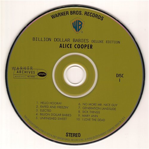 Постер Alice Cooper - Discography Alice Cooper - Discography