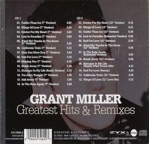 Постер Grant Miller - Greatest Hits Remixes Grant Miller - Greatest Hits Remixes