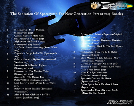 Постер VA - The Sensation Of Spacesynth For New Generation Part 1 VA - The Sensation Of Spacesynth For New Generation Part 1