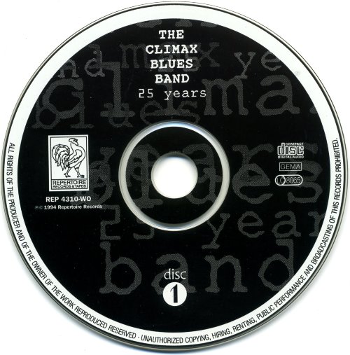 Постер The Climax Blues Band - 25 Years 1968-1993 The Climax Blues Band - 25 Years 1968-1993