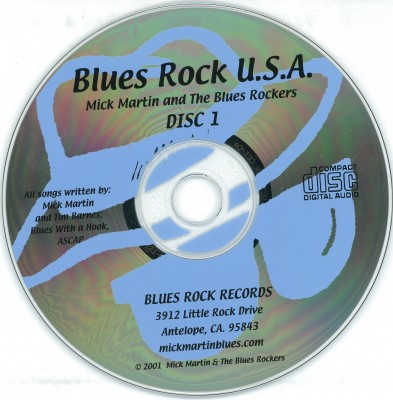 Постер Mick Martin The Blues Rockers - Blues Rock, U.S.A. Mick Martin The Blues Rockers - Blues Rock, U.S.A.