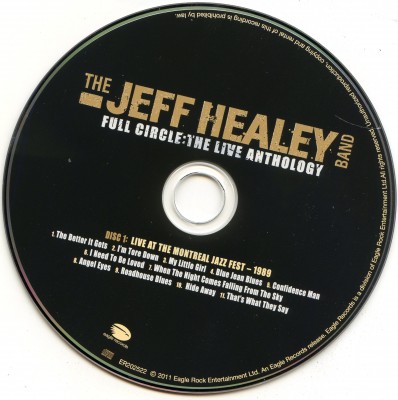 Постер The Jeff Healey Band - Full Circle: The Live Anthology 1989-1995 The Jeff Healey Band - Full Circle: The Live Anthology 1989-1995
