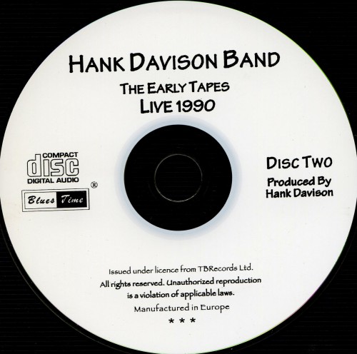 Постер Hank Davison Band - Ten Years And More...Live 1990 Hank Davison Band - Ten Years And More...Live 1990