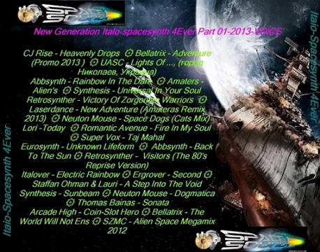 Постер VA - New Generation Italo Spacesynth 4ever Part 1 VA - New Generation Italo Spacesynth 4ever Part 1