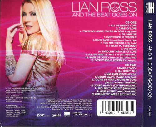 Постер Lian Ross - And The Beat Goes On Lian Ross - And The Beat Goes On