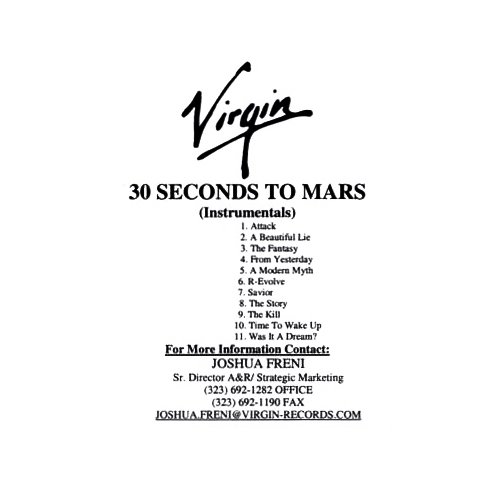 Постер 30 Seconds To Mars Discography 30 Seconds To Mars Discography