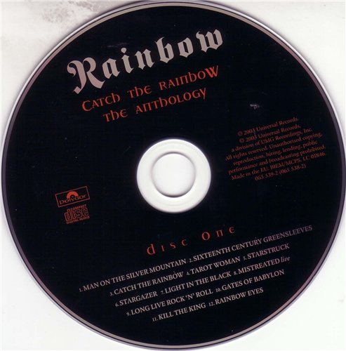 Постер Rainbow - Discography Rainbow - Discography
