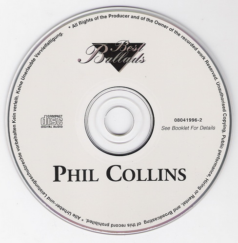 Постер Phil Collins Best Ballads Phil Collins Best Ballads