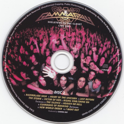 Постер Gamma Ray Discography Gamma Ray Discography