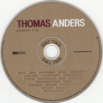 Постер Thomas Anders - Greatest Hits Thomas Anders - Greatest Hits