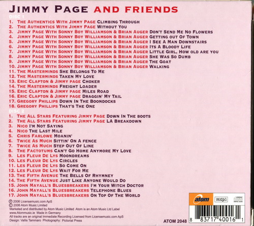 Постер Jimmy Page - Jimmy Page Friends Jimmy Page - Jimmy Page Friends