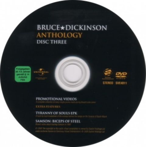 Постер Bruce Dickinson Discography Bruce Dickinson Discography