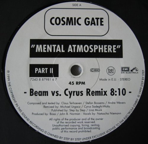 Постер Cosmic Gate - Discography Cosmic Gate - Discography