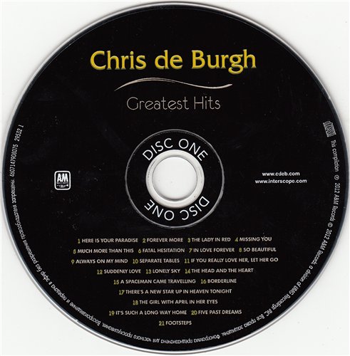 Постер Chris De Burgh - Discography Chris De Burgh - Discography