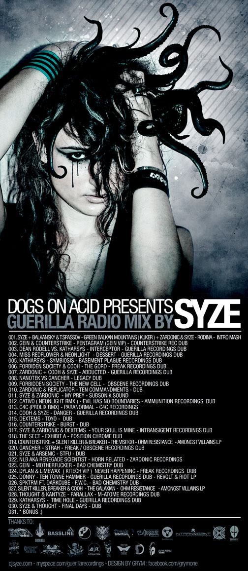 Постер DJ Syze - Guerilla Radio DJ Syze - Guerilla Radio