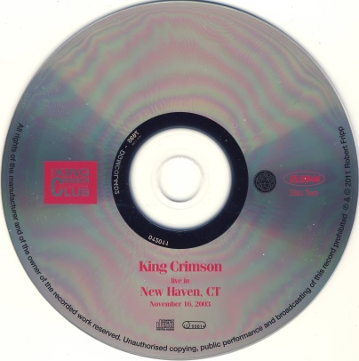 Постер King Crimson - Live In New Haven. CT King Crimson - Live In New Haven. CT