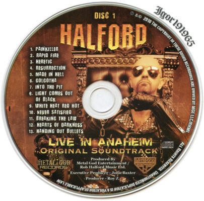 Постер Halford - Live In Anaheim Halford - Live In Anaheim