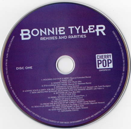 Постер Bonnie Tyler - Remixes Rarities Bonnie Tyler - Remixes Rarities